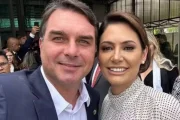 Flávio Bolsonaro e Michelle