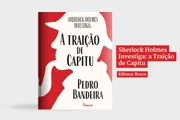 E se Sherlock Holmes fosse chamado para solucionar o maior mistério de Dom Casmurro? Nesta paródia, o célebre detetive e Watson se debruçam sobre a dúvida que atravessa gerações de leitores: afinal, Capitu traiu ou não Bentinho? Pedro Bandeira mistura personagens históricos e literários em uma aventura cheia de humor e reviravoltas. Escrito por Pedro Bandeira.