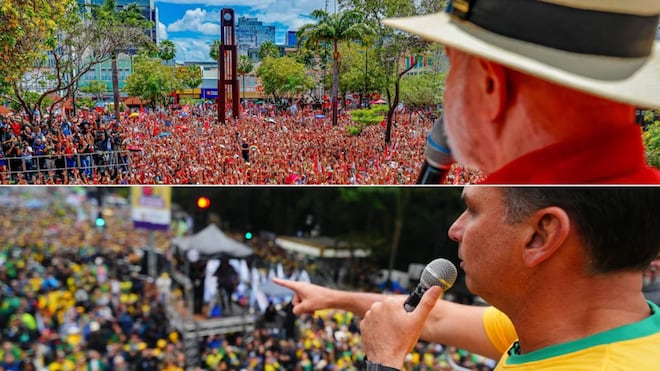 Lula encerra campanha na Paulista; Flávio Bolsonaro leva motocarreatas a SP e ao Rio