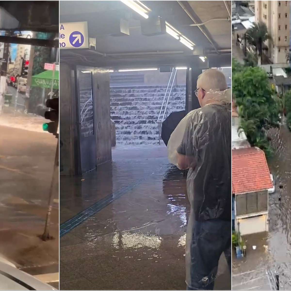Alagamentos, granizo e ventania: forte chuva atinge São Paulo na tarde desta quarta, 14