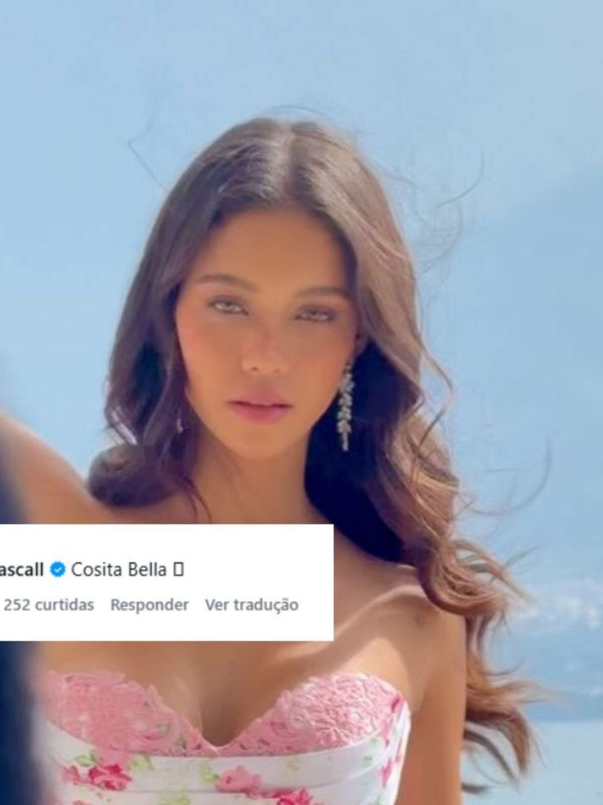 Amando em voz alta, Carrascal se derrete por namorada modelo: 'Coisinha linda'