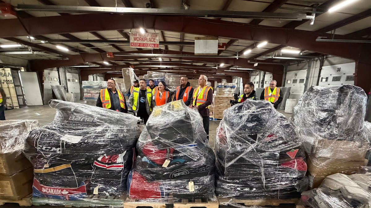 ‘It’s about the children’: Hockey equipment being donated to Manitoba Indigenous communities