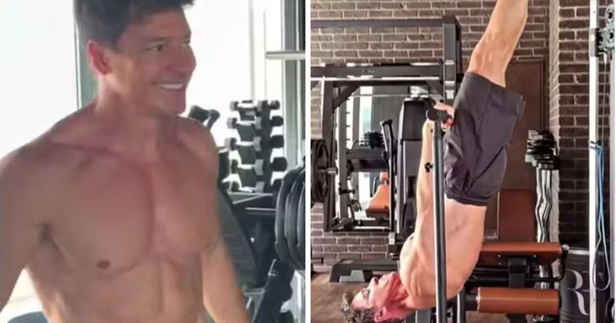 Aos 53, Rodrigo Faro ostenta corpo sarado: 'Não aceito menos que a perfeição'