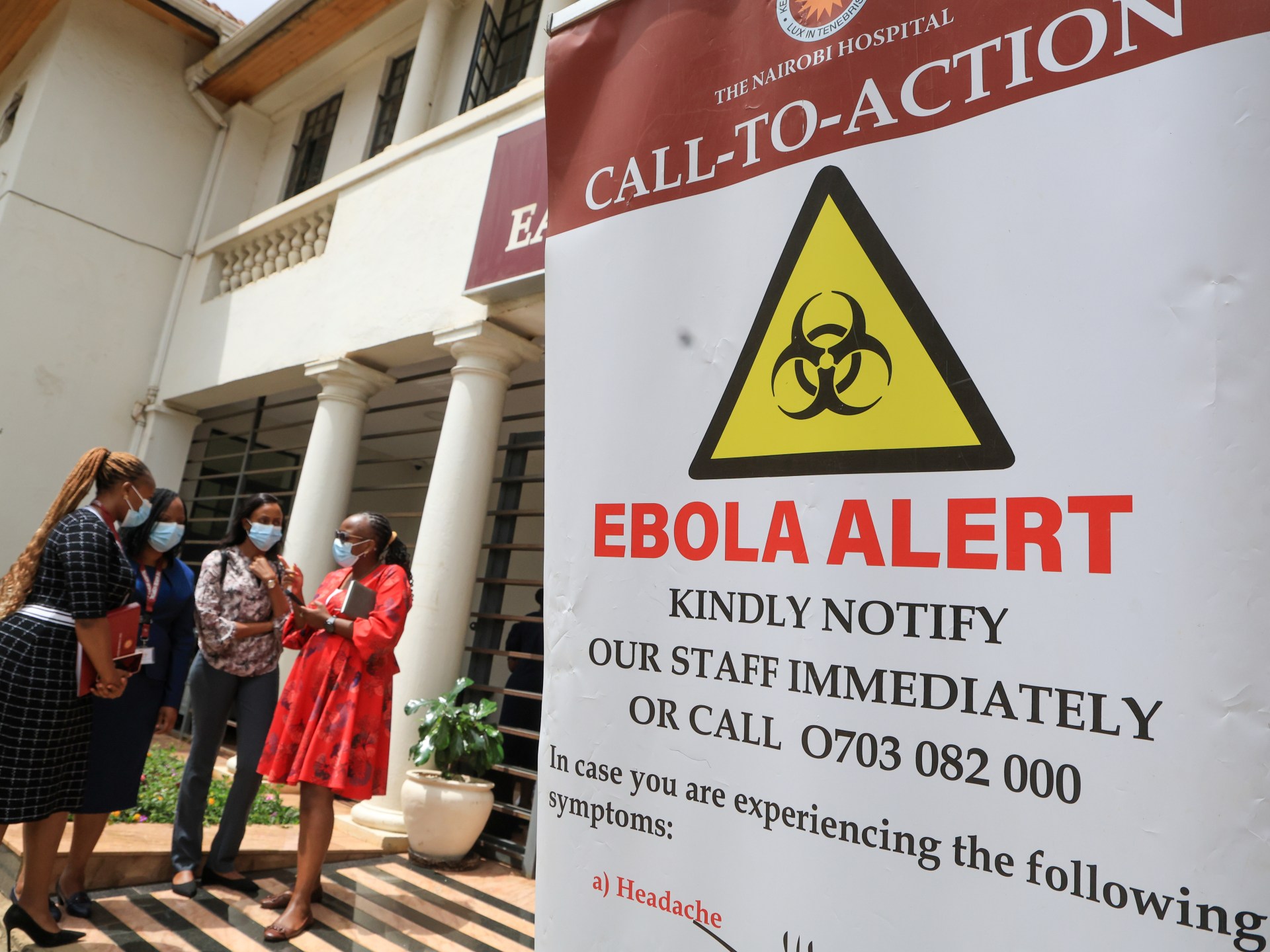 O Quênia confirma o oitavo caso de Ebola em meio à expansão da epidemia regional