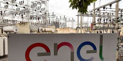 Logo da Enel em uma subesta&ccedil;&atilde;o em S&atilde;o Paulo, Brasil REUTERS/Amanda Perobelli Foto: Reuters