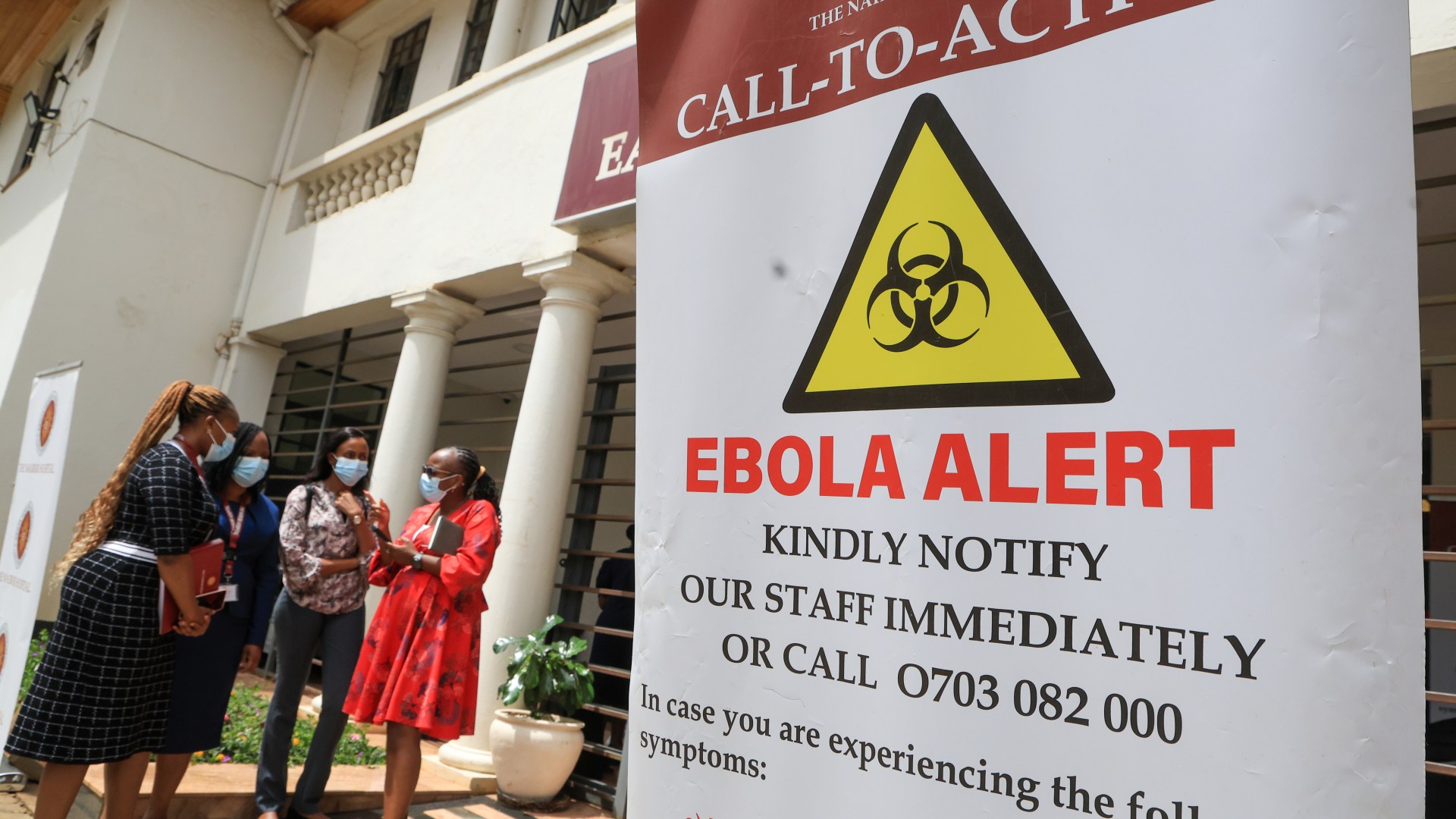 O Quênia confirma o oitavo caso de Ebola em meio à expansão da epidemia regional