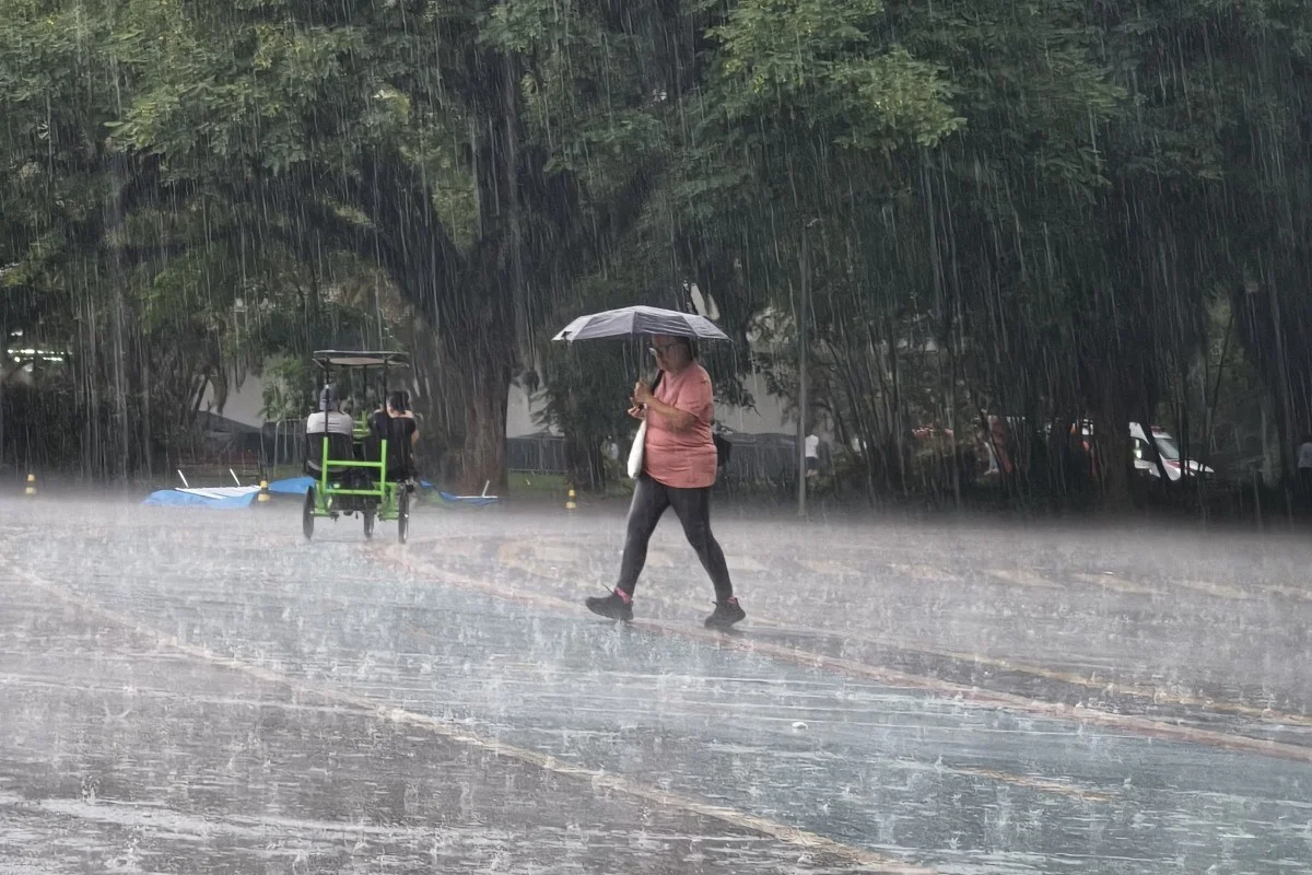 Imagem mostra dia quente em São Paulo - Metrópoles