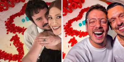 Famosos recriam an&uacute;ncio de namoro de Virginia e Vini Jr. Foto: Reprodu&ccedil;&atilde;o | Instagram