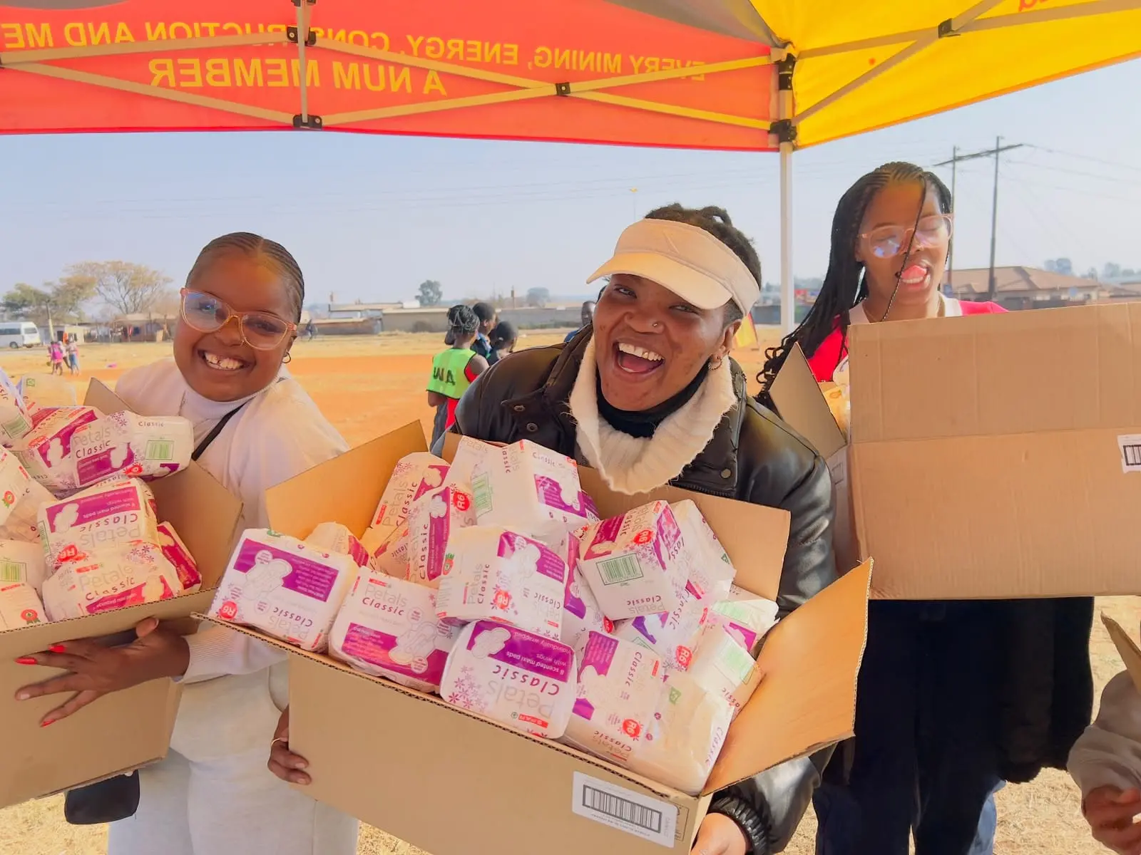 Lebogang Terciia Phaswana, founder and CEO of TS Pad a Girl Foundation, is working to address period poverty and promote menstrual dignity among girls and women in Hammanskraal and Temba.
