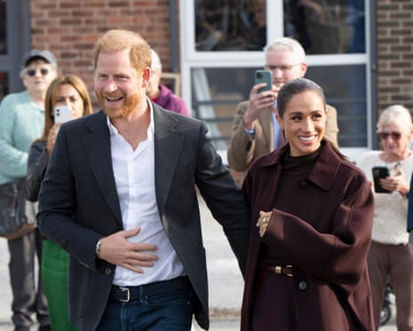 The Duke and Duchess of Sussex in Nottingham on 15 October 2026.