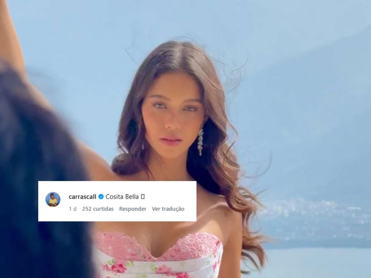 Amando em voz alta, Carrascal se derrete por namorada modelo: 'Coisinha linda'
