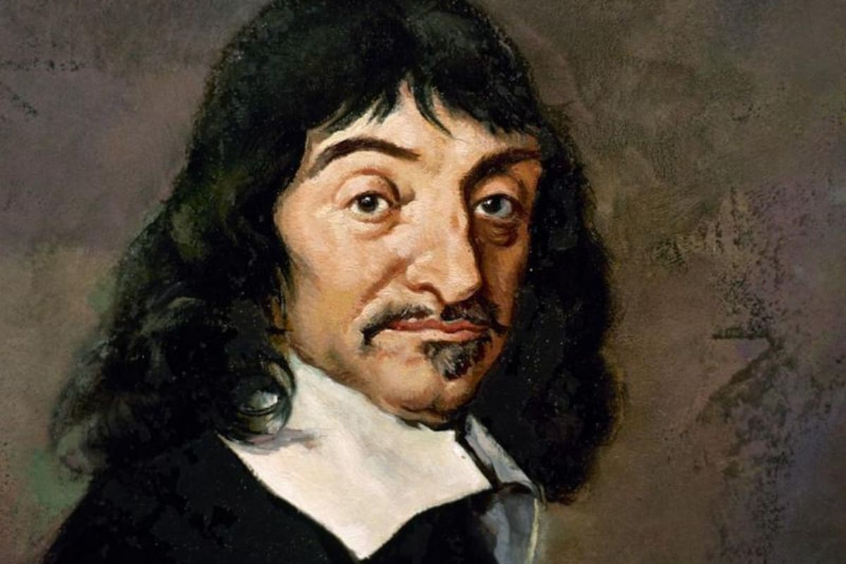 Descartes, sobre a dúvida: "Se não penso, logo percebo que devo estar existindo, porque se eu não existo, não penso"