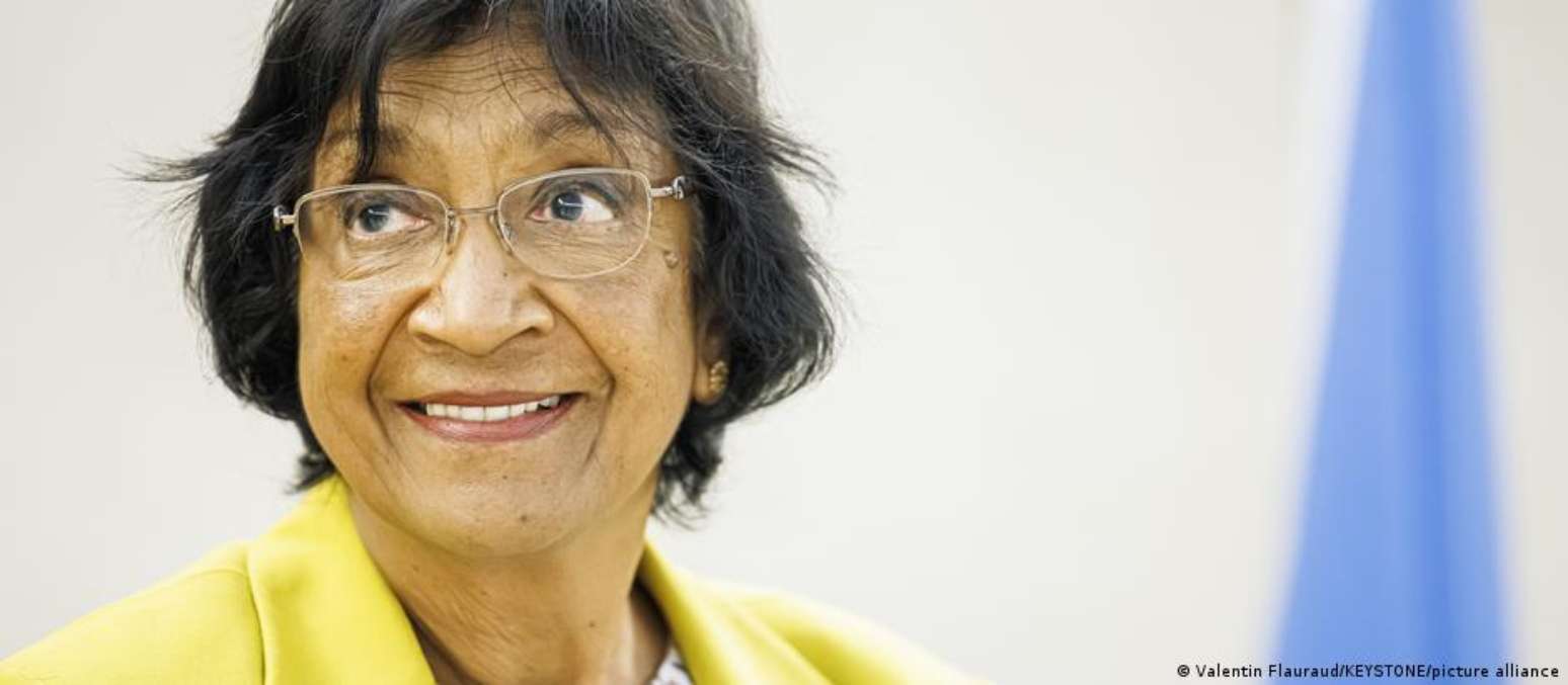 Pillay, de ascend&ecirc;ncia t&acirc;mil indiana, cresceu na cidade costeira de Durban. Foto de 2022.