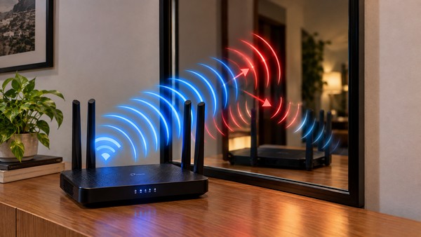 Espelho perto do roteador? O erro que pode estar arruinando seu Wi-Fi