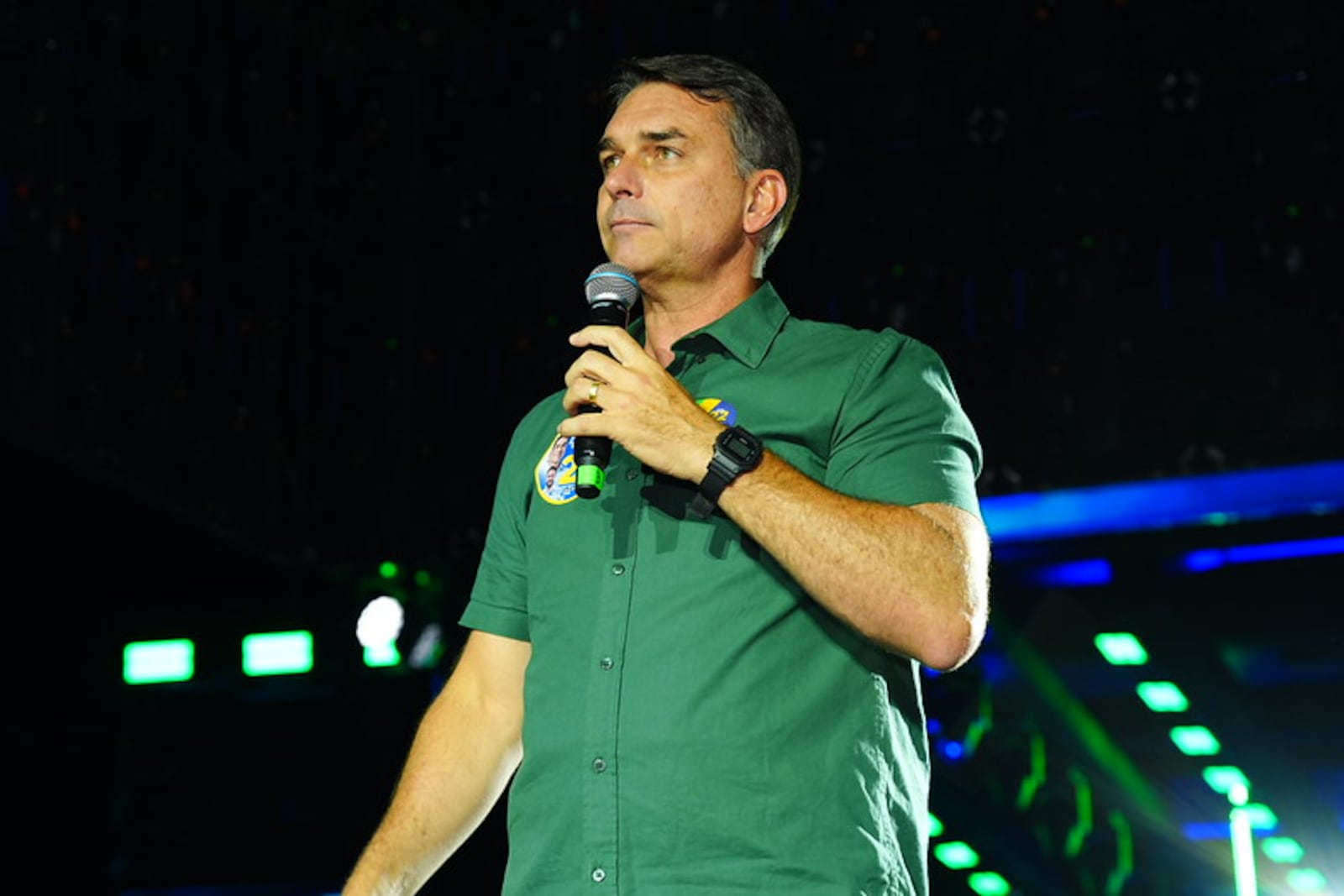 Flávio Bolsonaro ficará sem cargo eletivo a partir de 2027 Charles Vieira/Campanha PL - 21.10.2026