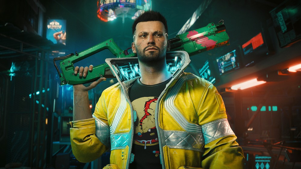 Controle V em uma aventura incrível em Cyberpunk 2077 — Foto: Reprodução/Steam