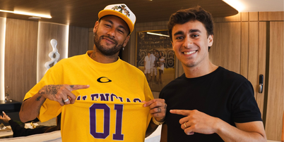 Neymar se encontra com Nikolas Ferreira Foto: Reprodução/Instagram